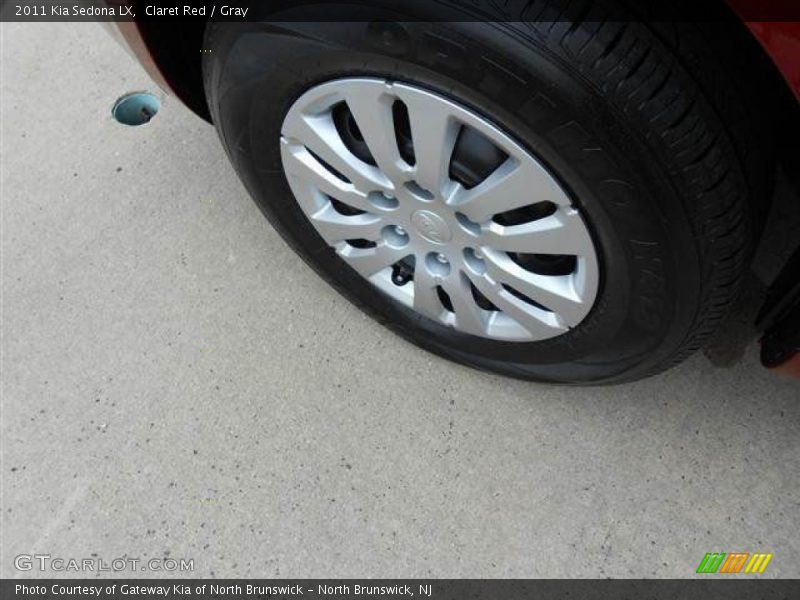 Claret Red / Gray 2011 Kia Sedona LX
