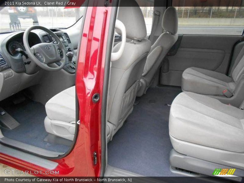 Claret Red / Gray 2011 Kia Sedona LX