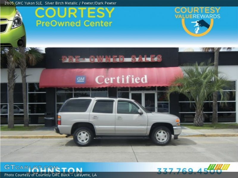 Silver Birch Metallic / Pewter/Dark Pewter 2005 GMC Yukon SLE