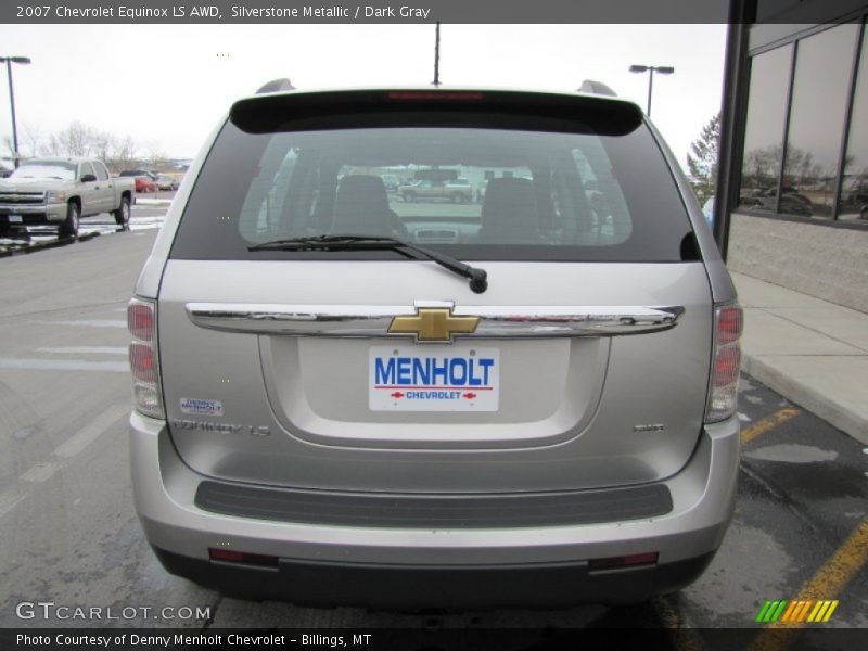 Silverstone Metallic / Dark Gray 2007 Chevrolet Equinox LS AWD