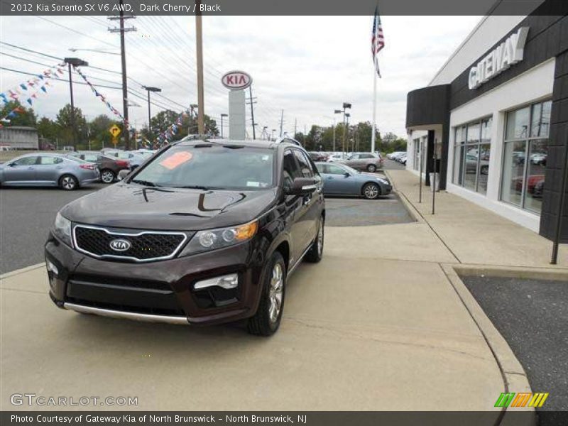 Dark Cherry / Black 2012 Kia Sorento SX V6 AWD