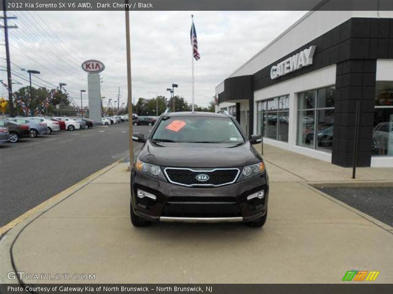 Dark Cherry / Black 2012 Kia Sorento SX V6 AWD