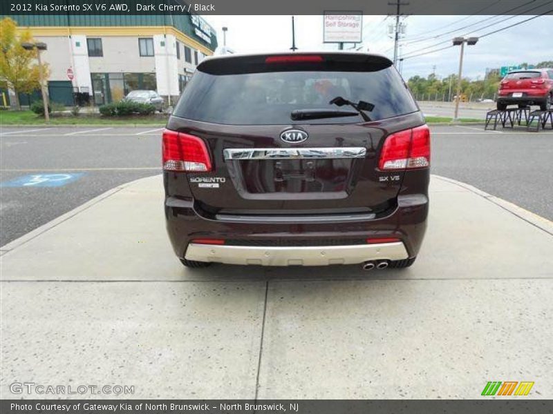 Dark Cherry / Black 2012 Kia Sorento SX V6 AWD