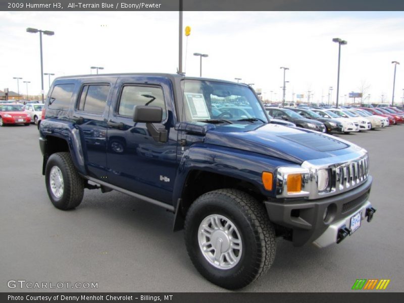 Front 3/4 View of 2009 H3 