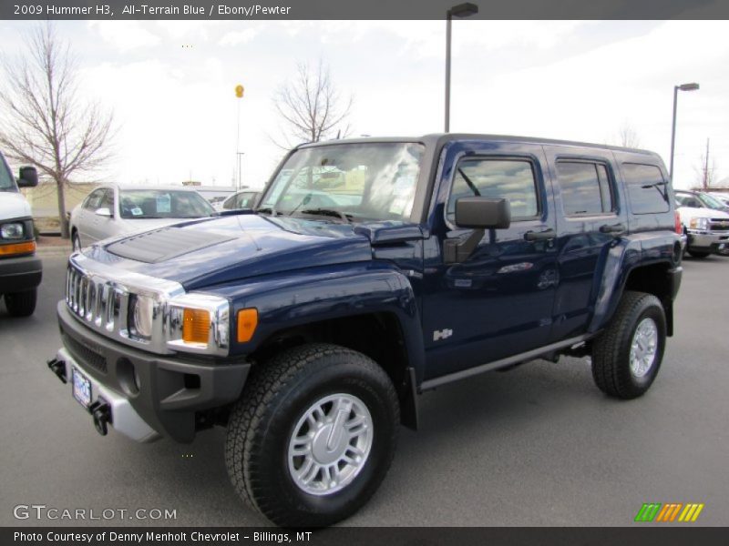 All-Terrain Blue / Ebony/Pewter 2009 Hummer H3