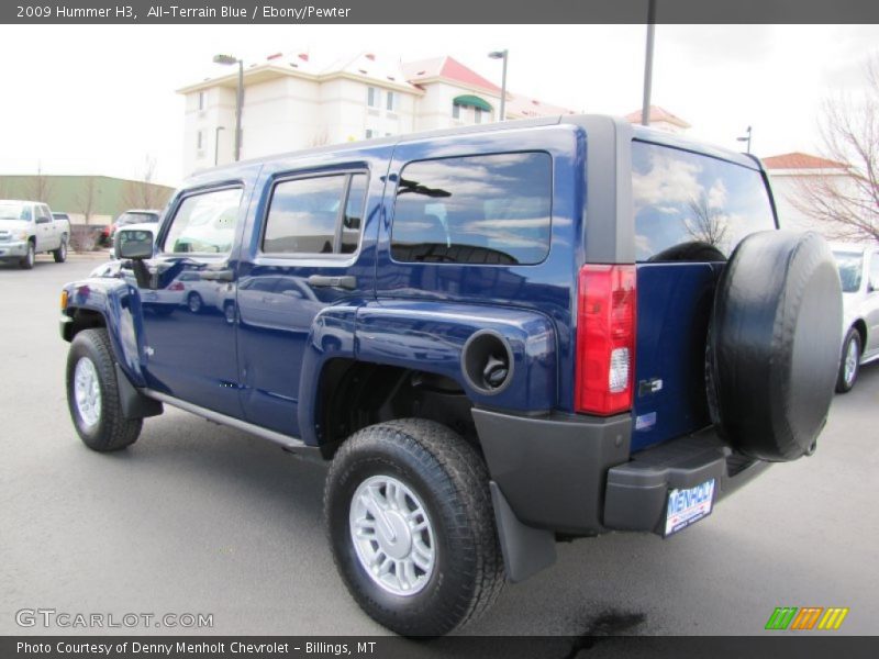 All-Terrain Blue / Ebony/Pewter 2009 Hummer H3