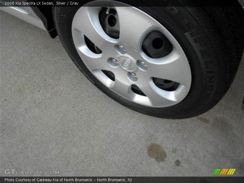 Silver / Gray 2008 Kia Spectra LX Sedan
