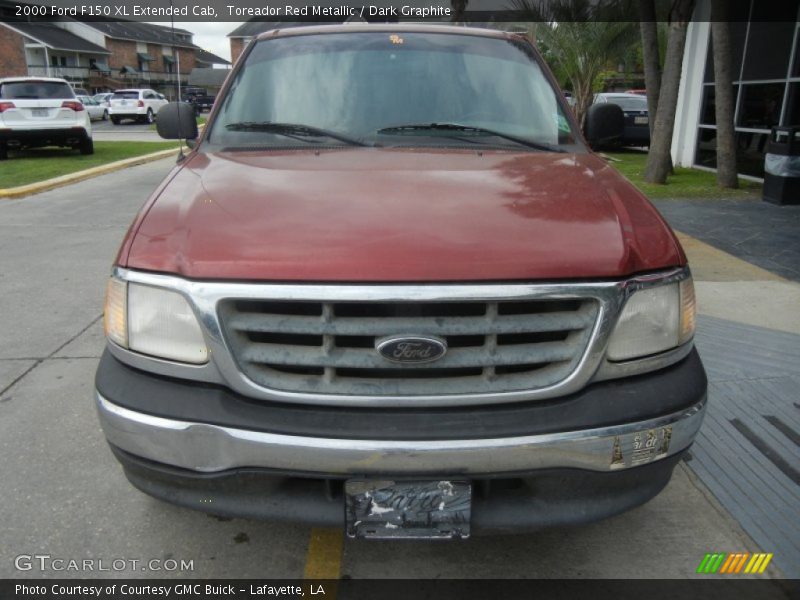 Toreador Red Metallic / Dark Graphite 2000 Ford F150 XL Extended Cab