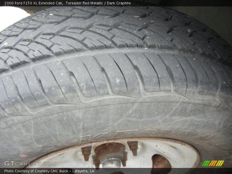 Toreador Red Metallic / Dark Graphite 2000 Ford F150 XL Extended Cab