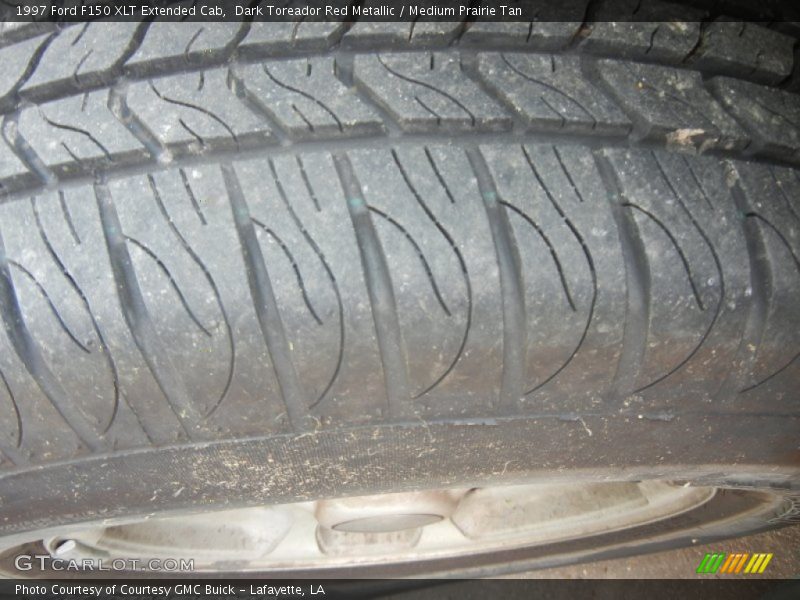 Dark Toreador Red Metallic / Medium Prairie Tan 1997 Ford F150 XLT Extended Cab