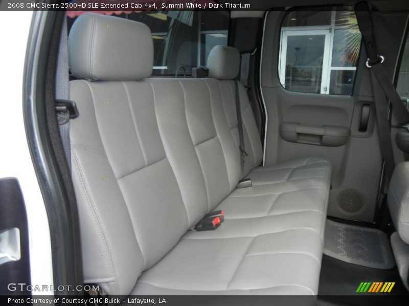 Summit White / Dark Titanium 2008 GMC Sierra 2500HD SLE Extended Cab 4x4