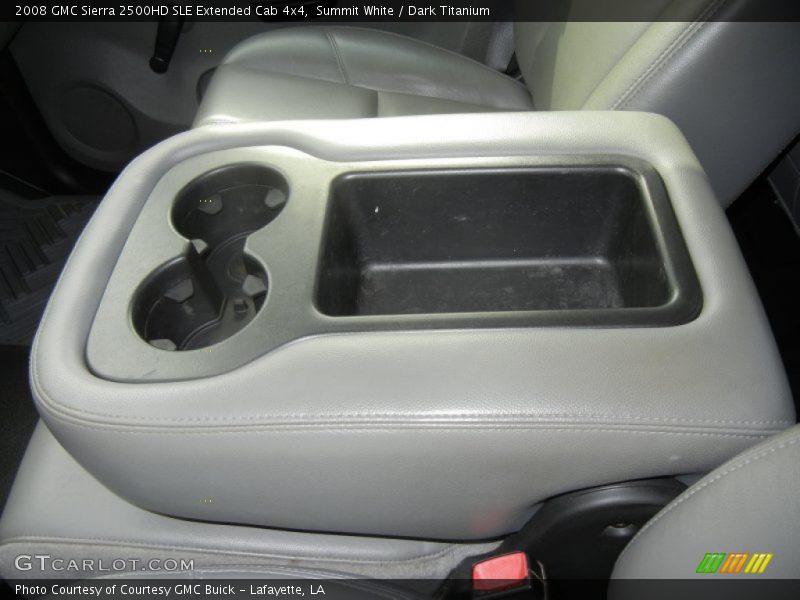 Summit White / Dark Titanium 2008 GMC Sierra 2500HD SLE Extended Cab 4x4