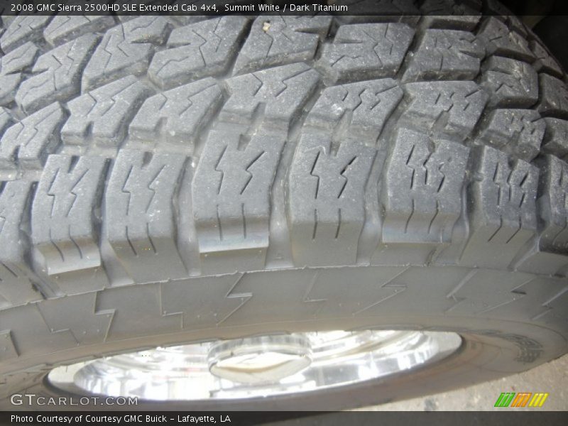 Summit White / Dark Titanium 2008 GMC Sierra 2500HD SLE Extended Cab 4x4
