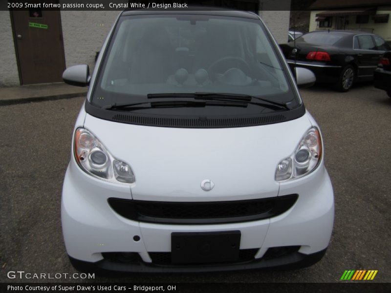 Crystal White / Design Black 2009 Smart fortwo passion coupe