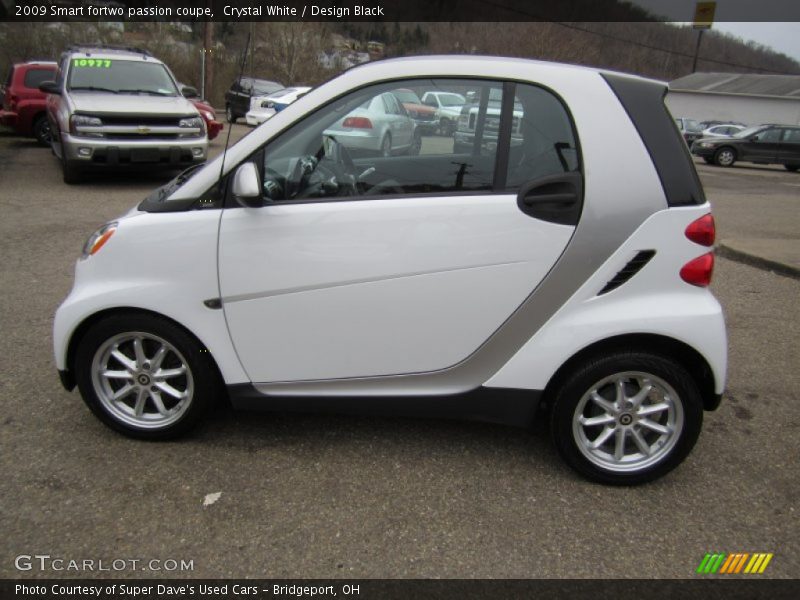 Crystal White / Design Black 2009 Smart fortwo passion coupe