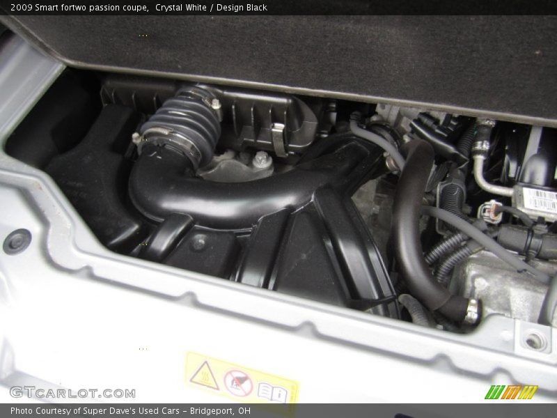 Crystal White / Design Black 2009 Smart fortwo passion coupe