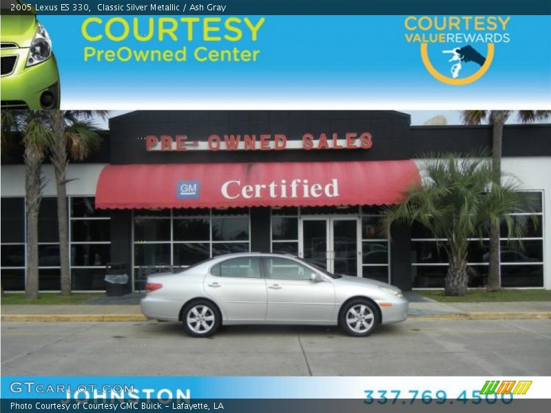 Classic Silver Metallic / Ash Gray 2005 Lexus ES 330