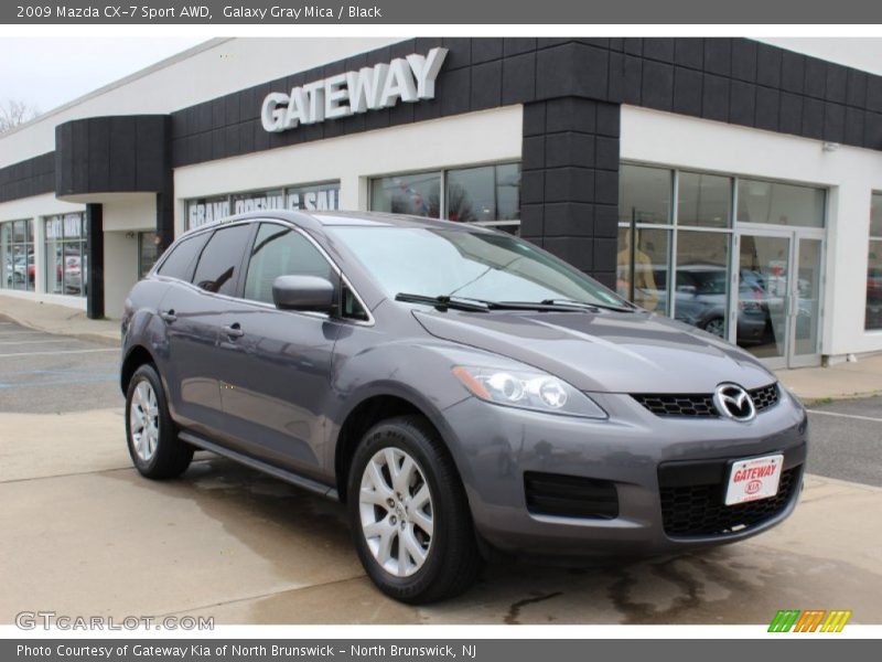 Galaxy Gray Mica / Black 2009 Mazda CX-7 Sport AWD