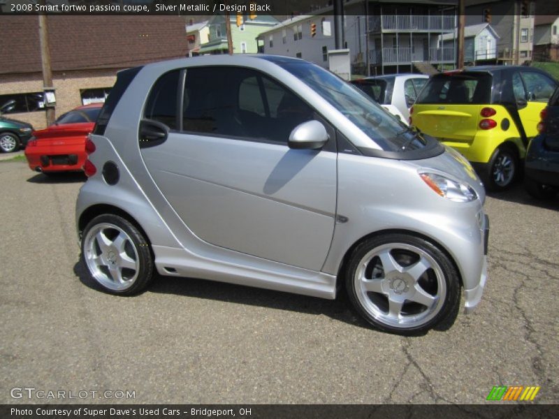 Silver Metallic / Design Black 2008 Smart fortwo passion coupe