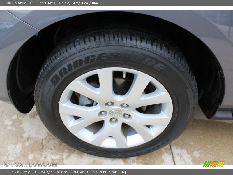 Galaxy Gray Mica / Black 2009 Mazda CX-7 Sport AWD