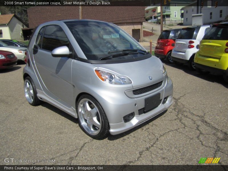 Silver Metallic / Design Black 2008 Smart fortwo passion coupe