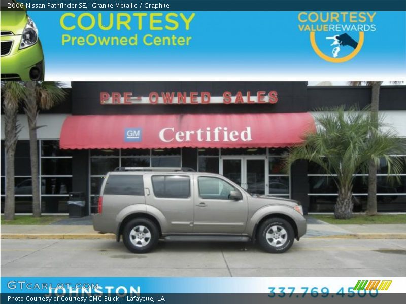 Granite Metallic / Graphite 2006 Nissan Pathfinder SE