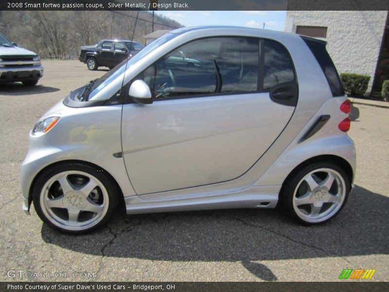Silver Metallic / Design Black 2008 Smart fortwo passion coupe