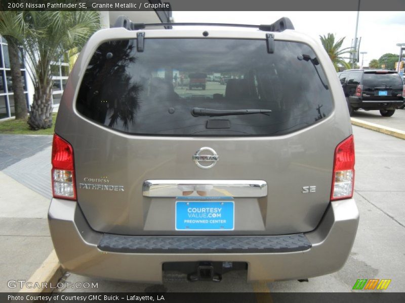 Granite Metallic / Graphite 2006 Nissan Pathfinder SE