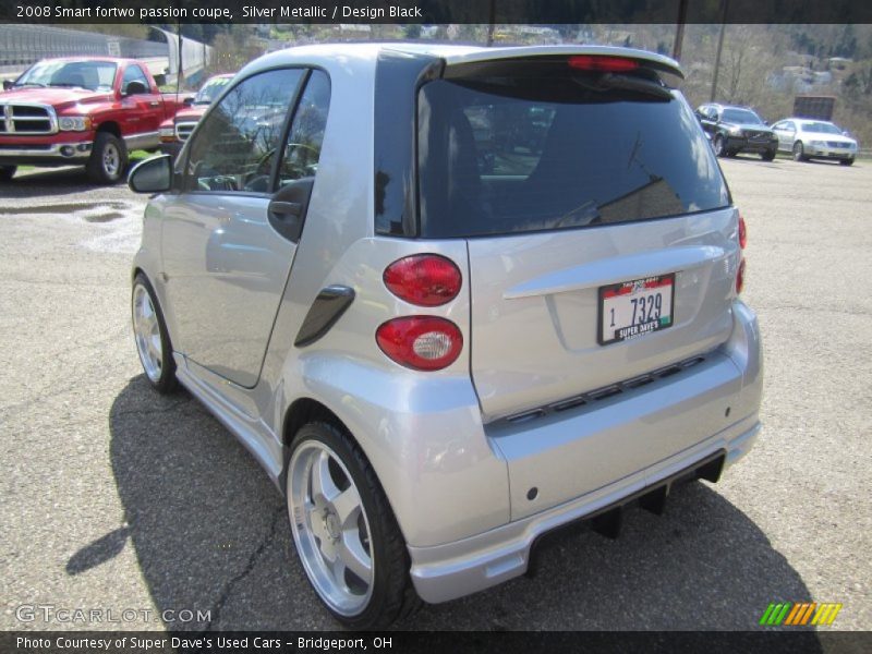 Silver Metallic / Design Black 2008 Smart fortwo passion coupe
