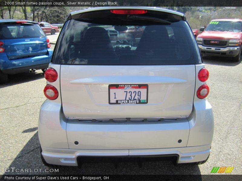 Silver Metallic / Design Black 2008 Smart fortwo passion coupe
