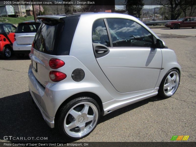 Silver Metallic / Design Black 2008 Smart fortwo passion coupe