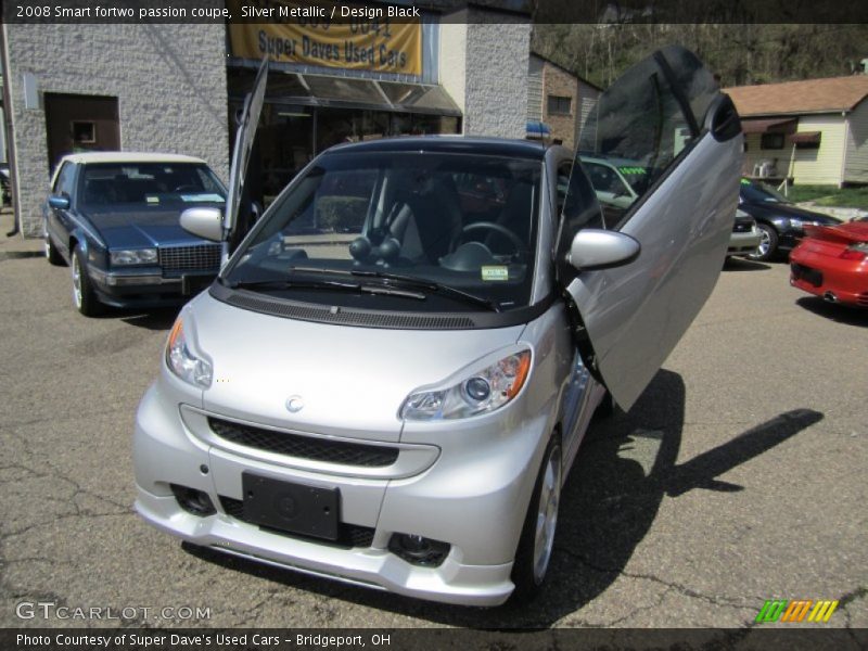 Silver Metallic / Design Black 2008 Smart fortwo passion coupe