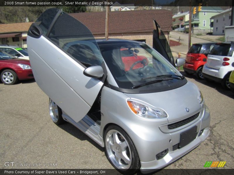 Silver Metallic / Design Black 2008 Smart fortwo passion coupe