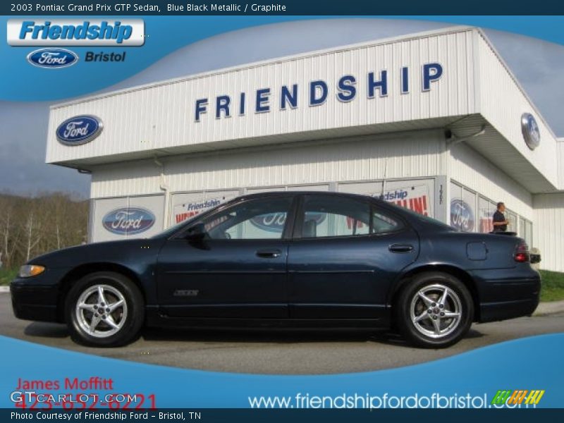 Blue Black Metallic / Graphite 2003 Pontiac Grand Prix GTP Sedan