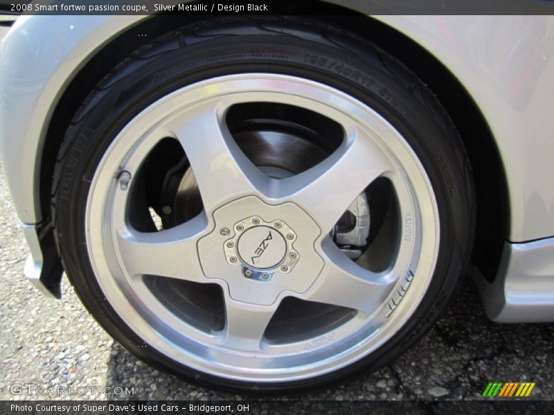 Silver Metallic / Design Black 2008 Smart fortwo passion coupe