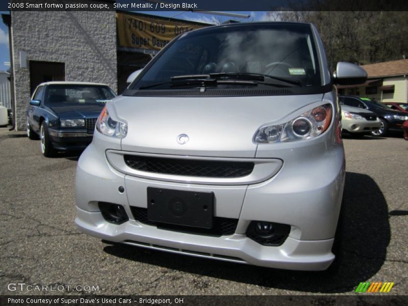 Silver Metallic / Design Black 2008 Smart fortwo passion coupe