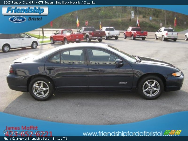 Blue Black Metallic / Graphite 2003 Pontiac Grand Prix GTP Sedan