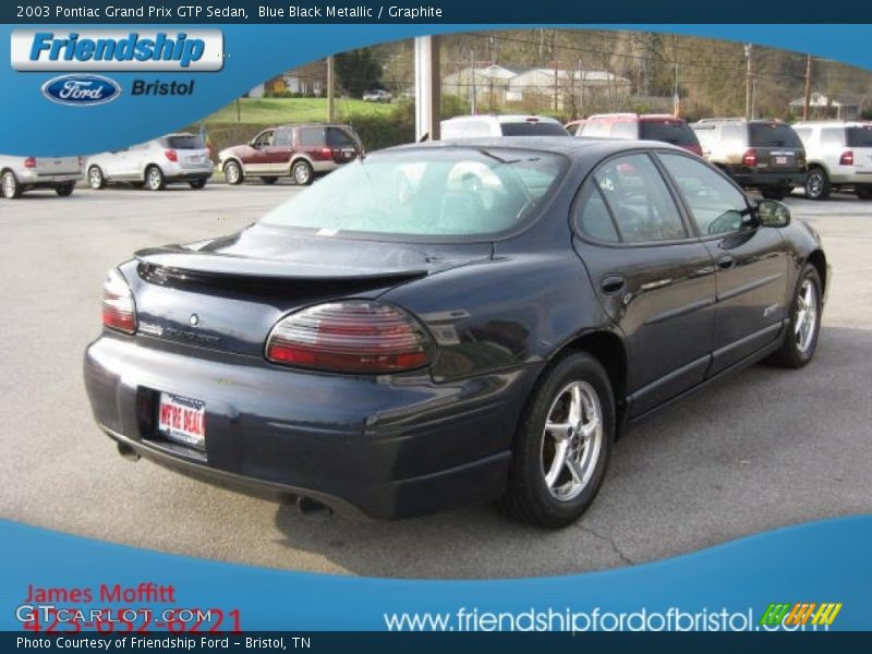 Blue Black Metallic / Graphite 2003 Pontiac Grand Prix GTP Sedan