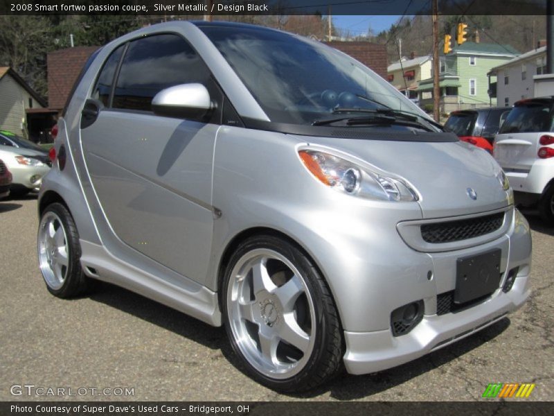 Silver Metallic / Design Black 2008 Smart fortwo passion coupe