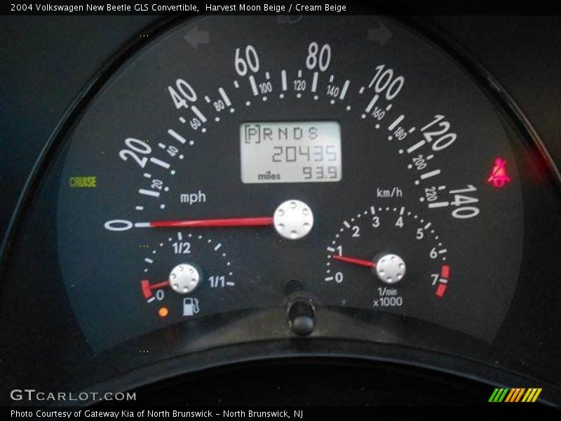  2004 New Beetle GLS Convertible GLS Convertible Gauges