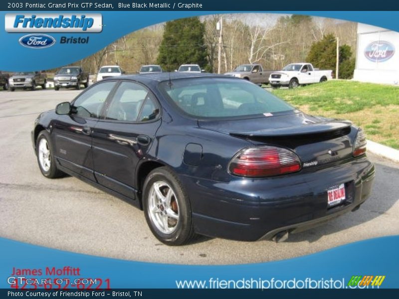 Blue Black Metallic / Graphite 2003 Pontiac Grand Prix GTP Sedan