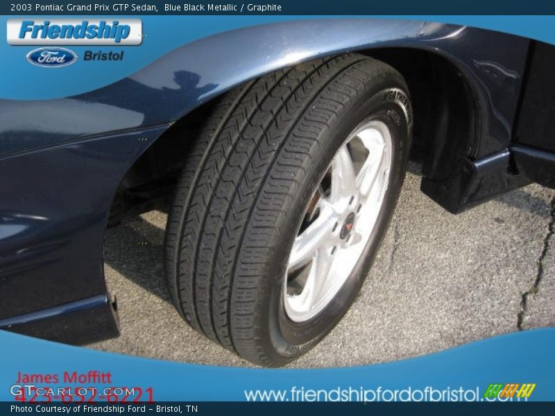 Blue Black Metallic / Graphite 2003 Pontiac Grand Prix GTP Sedan