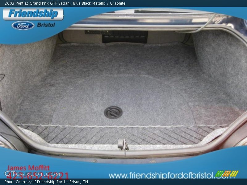 Blue Black Metallic / Graphite 2003 Pontiac Grand Prix GTP Sedan