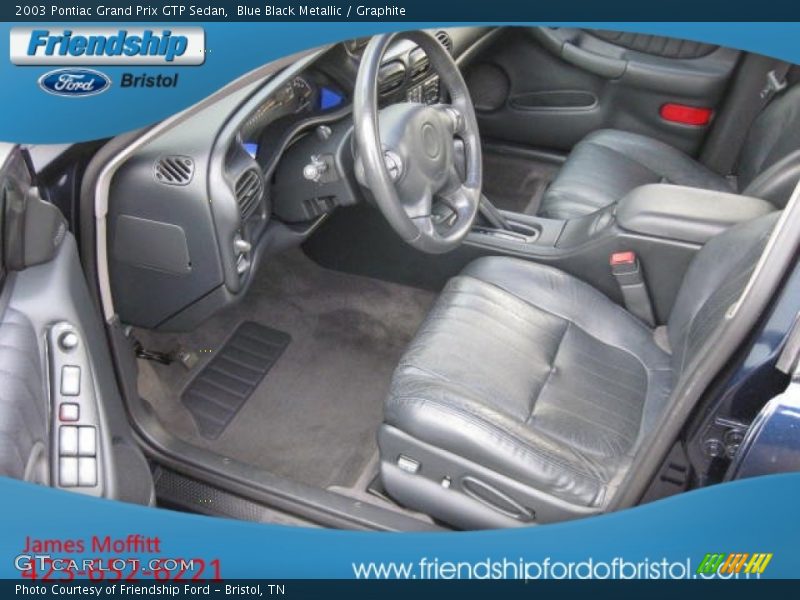 Blue Black Metallic / Graphite 2003 Pontiac Grand Prix GTP Sedan