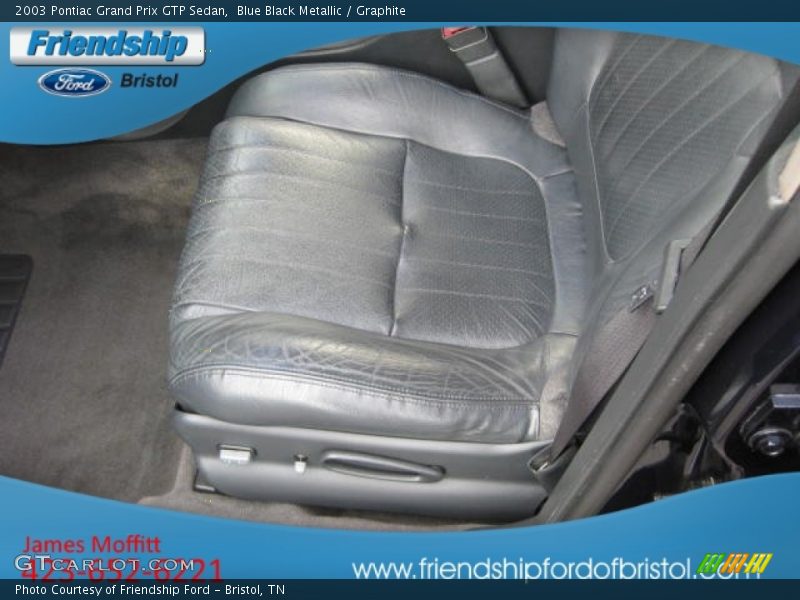 Blue Black Metallic / Graphite 2003 Pontiac Grand Prix GTP Sedan