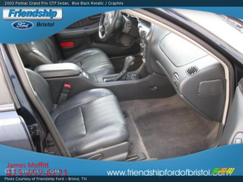 Blue Black Metallic / Graphite 2003 Pontiac Grand Prix GTP Sedan
