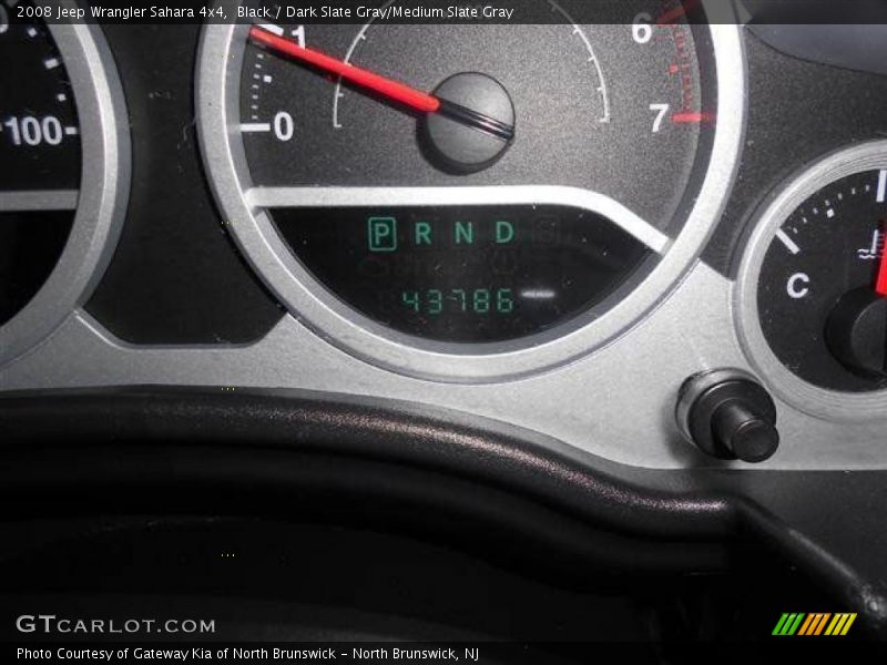 Black / Dark Slate Gray/Medium Slate Gray 2008 Jeep Wrangler Sahara 4x4