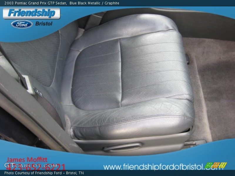 Blue Black Metallic / Graphite 2003 Pontiac Grand Prix GTP Sedan