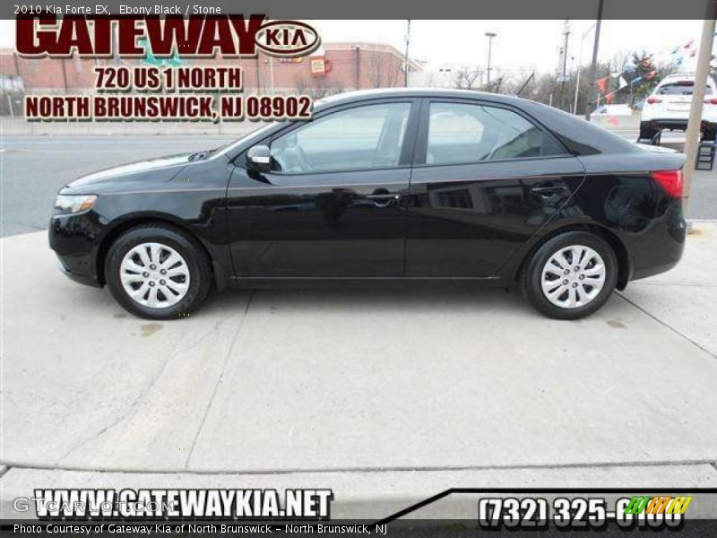 Ebony Black / Stone 2010 Kia Forte EX