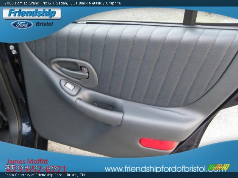 Blue Black Metallic / Graphite 2003 Pontiac Grand Prix GTP Sedan